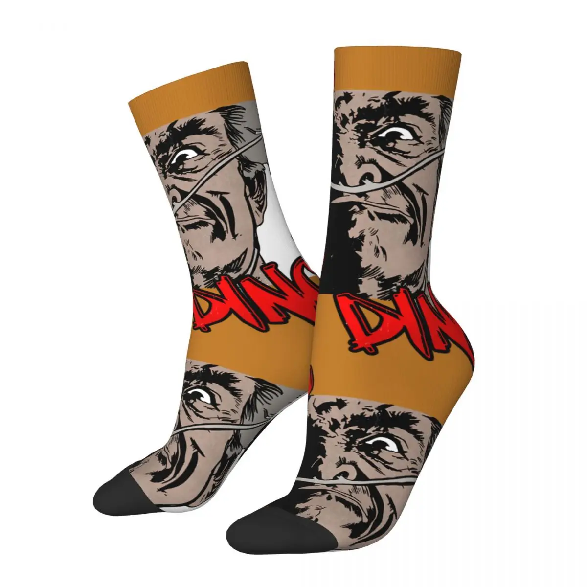 Hip Hop Retro Hector Salamanca Classic Crazy Men's compression Socks Unisex Baseball Sports Harajuku Seamless Printed Crew Sock