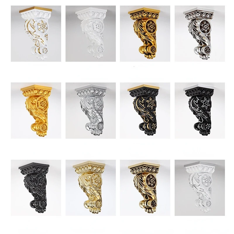 2022 European style home decor beam rest non-gypsum PU polyurethane corbel fireplace decoration entrance decoration corridor por