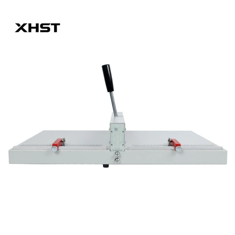 H351 Manual Creasing Machine Big Working Plate Convenient and Labor-Saving Clear Ruler for Home Office Easy to Use
