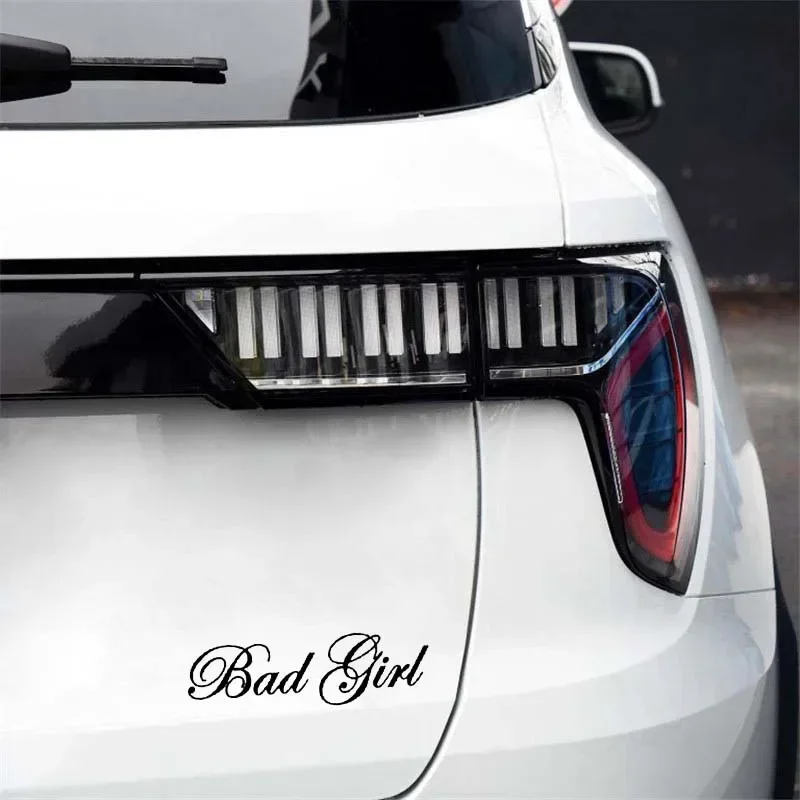 Fashion Bad Girl Vinyl Car Window Sticker Decal Black Silver Motorcycle Accessories 18cm*5.3cm - Image 2