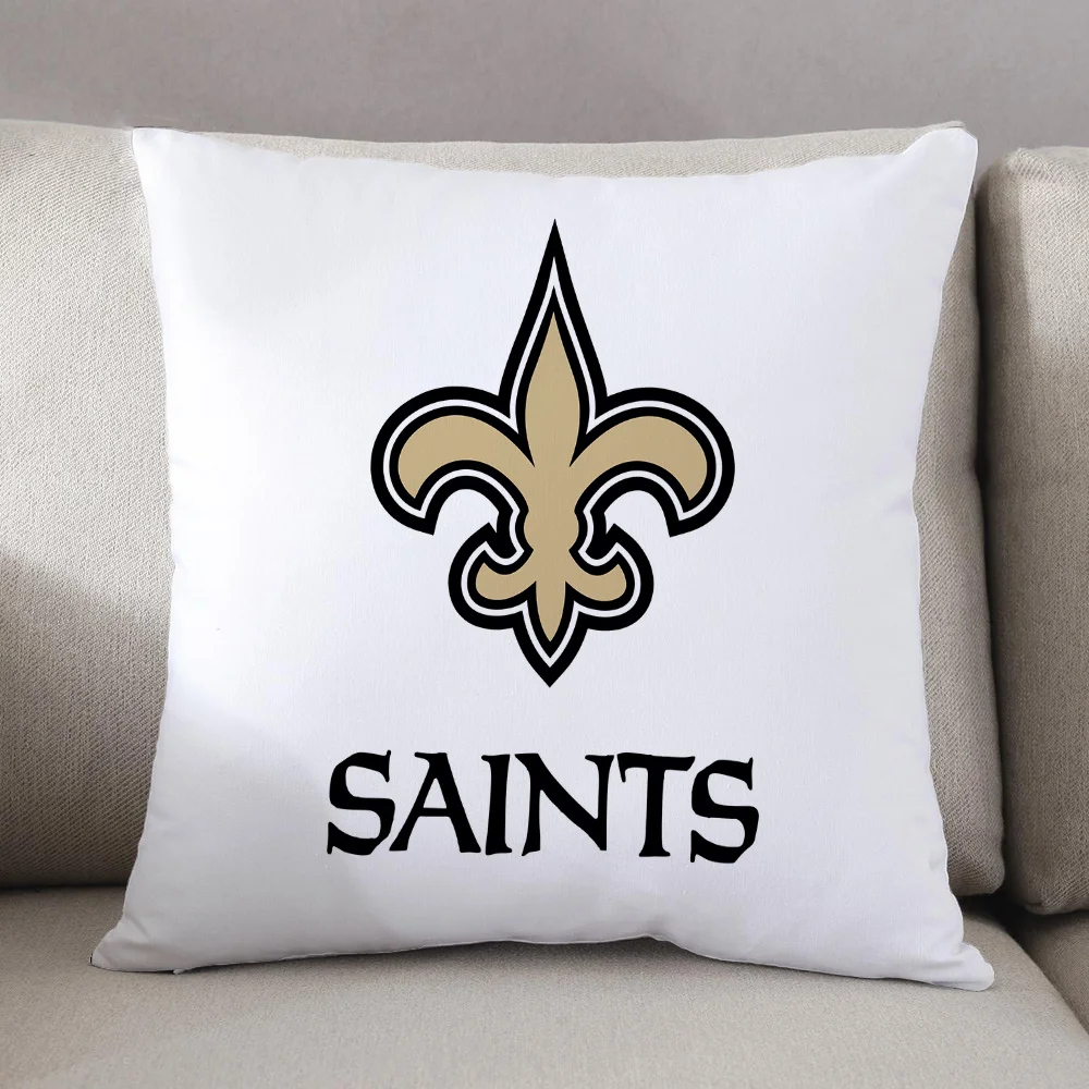 Home and Decoration New Orleans Saints Pillow Cover Luxury Living Room Decoration Decorative Pillows for Sofa Cushion Covers