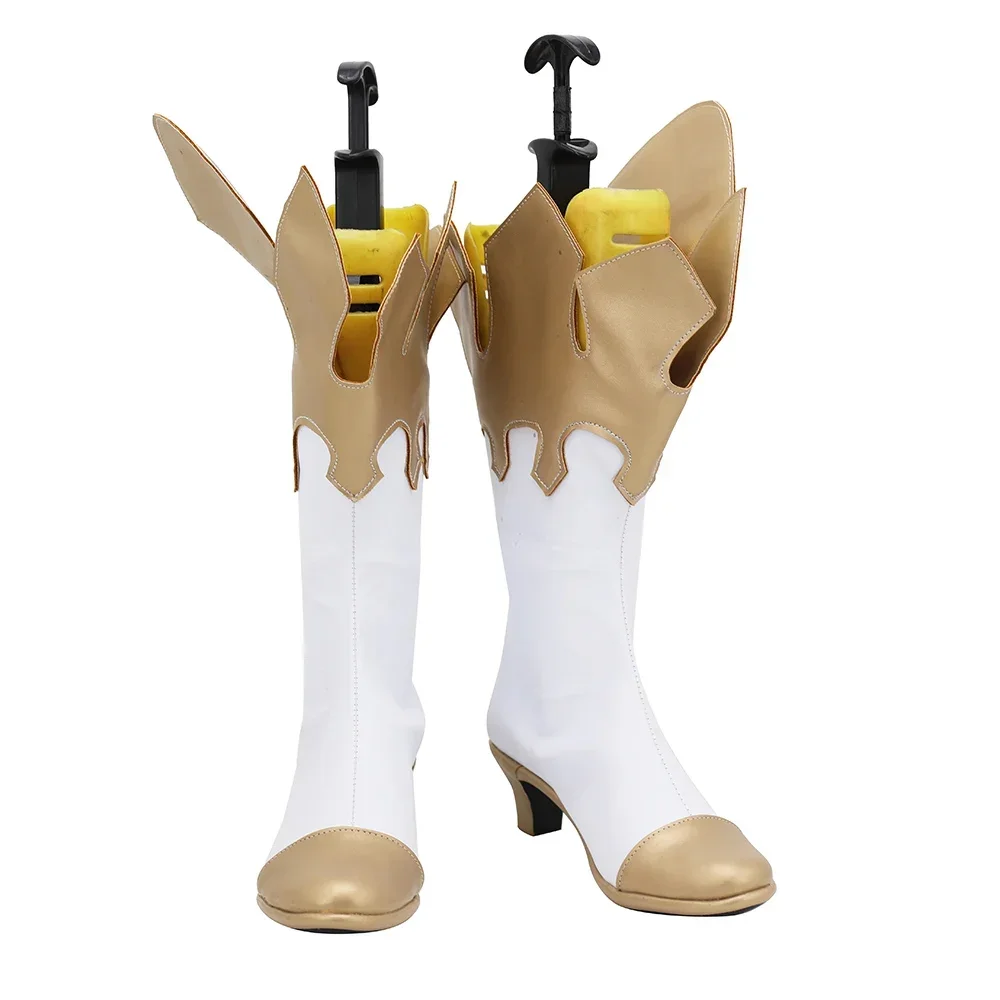 Botas de cosplay Genshin Impact Paimon: zapatos de tacón bajo, hechos a medida en cualquier tamaño, diseño unisex para hombres y mujeres