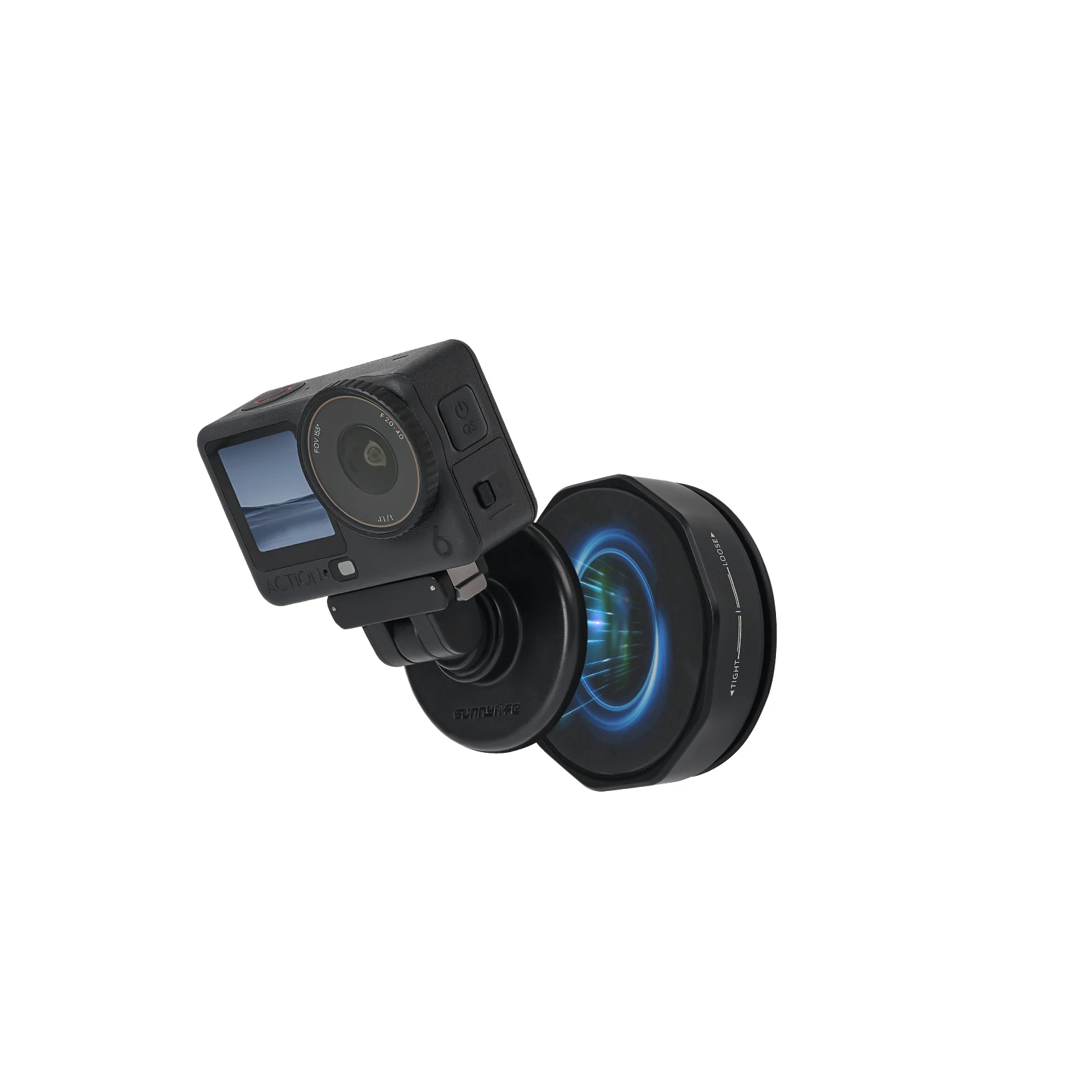 

Universal Thickened Spin-Formed Suction Cup Manual Twist-Lock Suction Cup Action Camera Magnetic Expansion Accessory