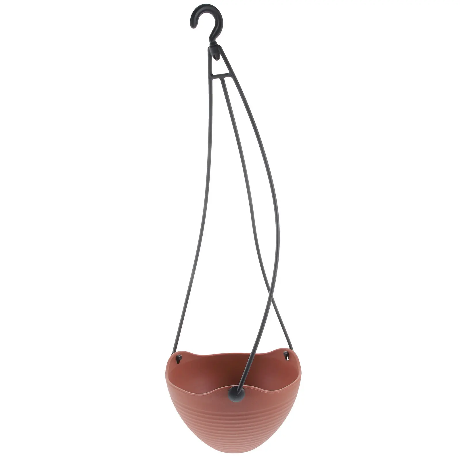 

Resin Hanging Basket Flower Pot Hanging Planter Durable Balcony Garden Indoor Outdoor Decorative Baskets for Plants