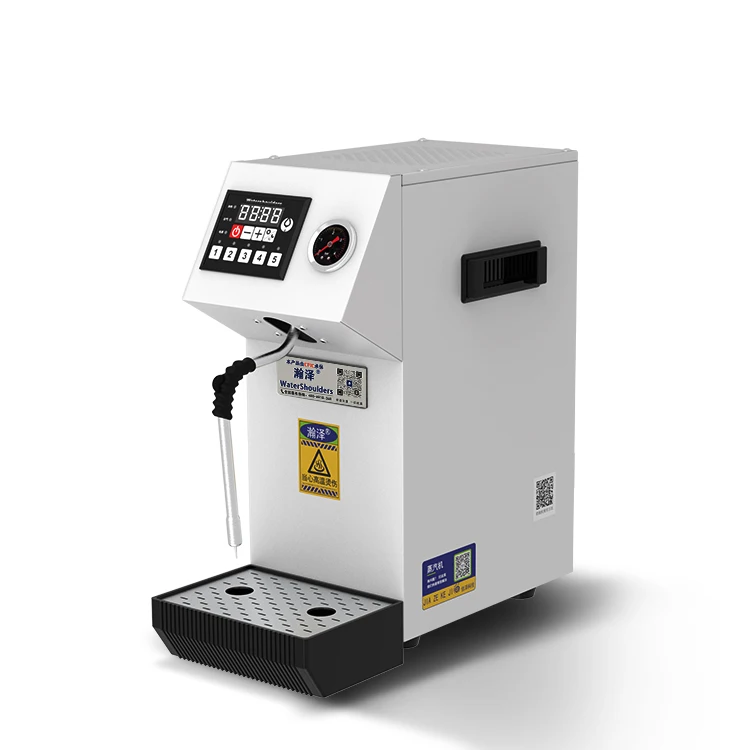 White Electric Milk Frother, Stainless Steel Milk Foamer, Custom Logo Automatic Frother for Coffee Latte Cappuccino