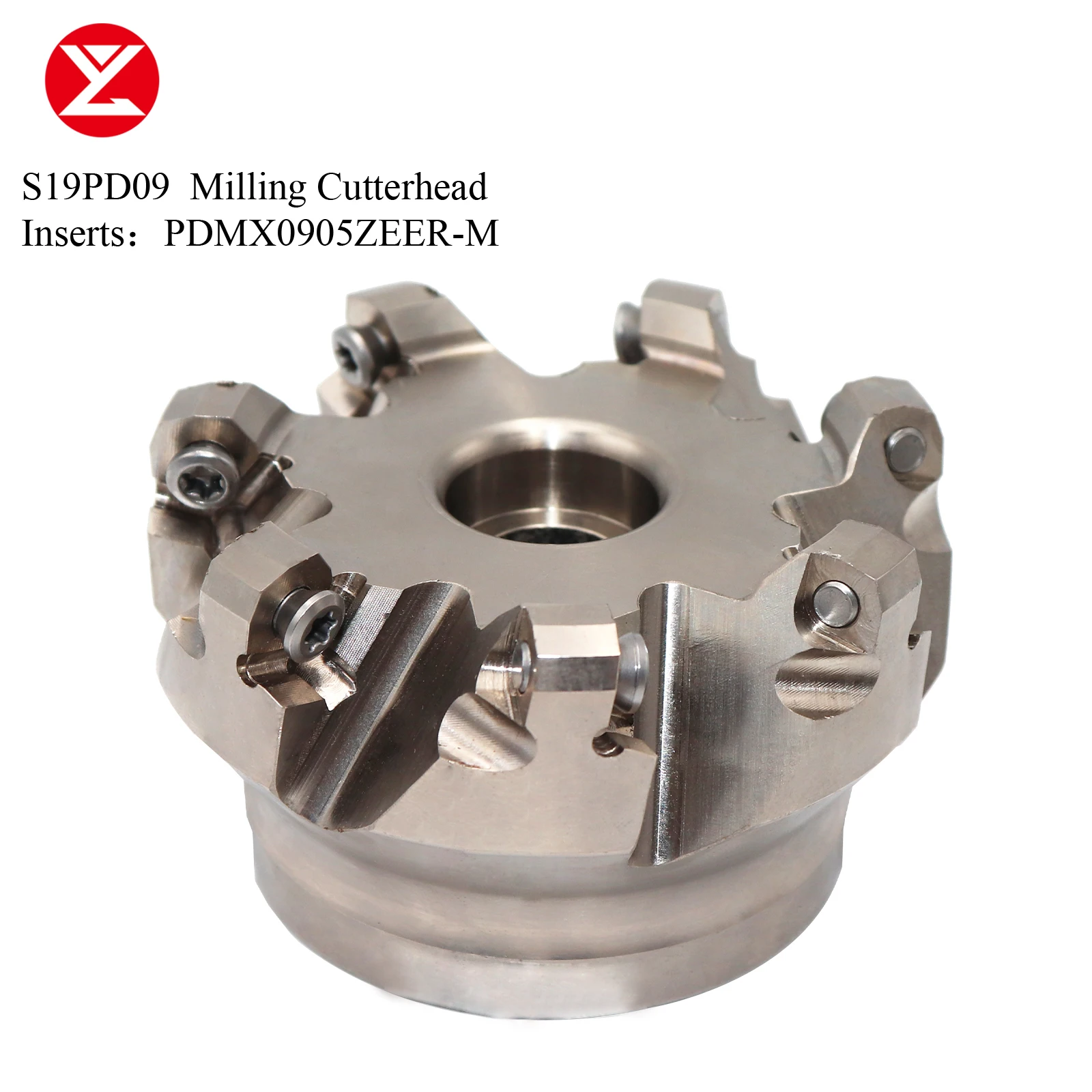 S19PD09 Milling Cutter Head Fast Feed Surface Milling Cutter 50 63 80mm for PDMX0905ZEER Inserts Milling Fast Feed Handle