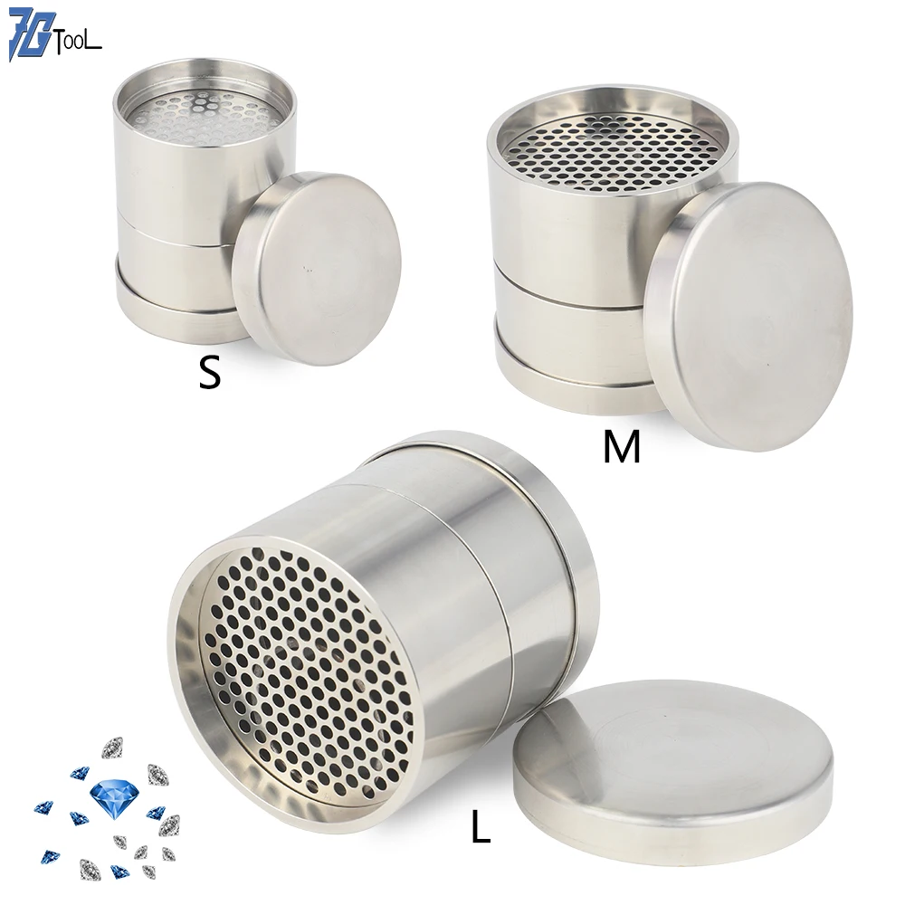 Stainless steel  Diamond Sorting Sieve Plates for Gem Loose Stones Jewelers Diamonds Size Separator Jewelry tools