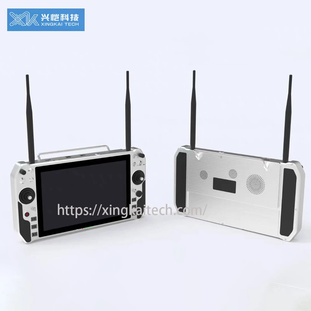 FPV Ground Station RC Drone Ground Controller Radio Link Handheld Ground Station 7Inch HD Screen Display Control Video Telemetry