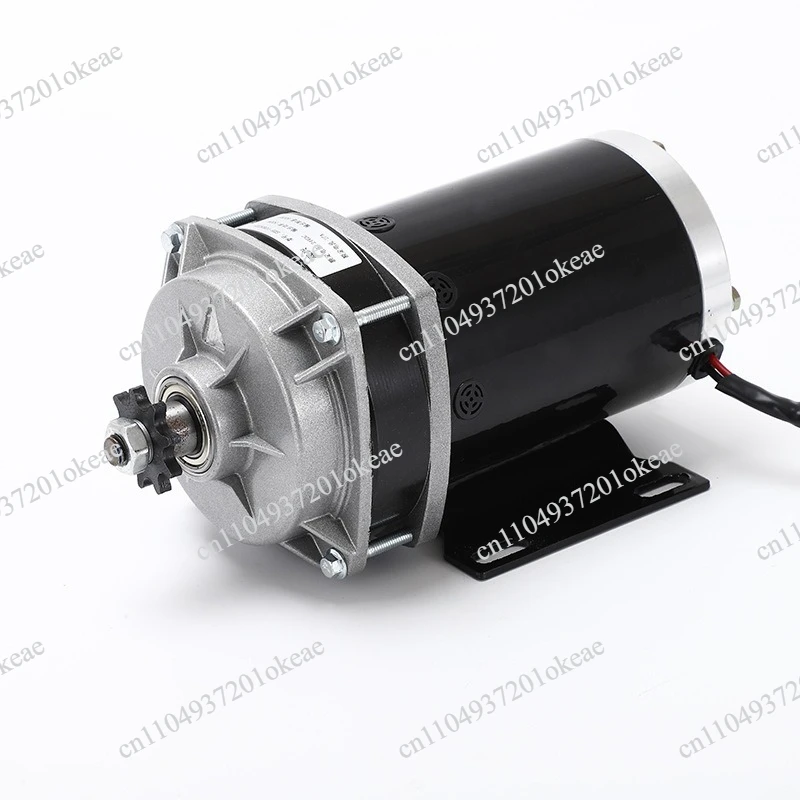 48V 500W brushed DC geared motor, low noise motor, permanent magnet central motor