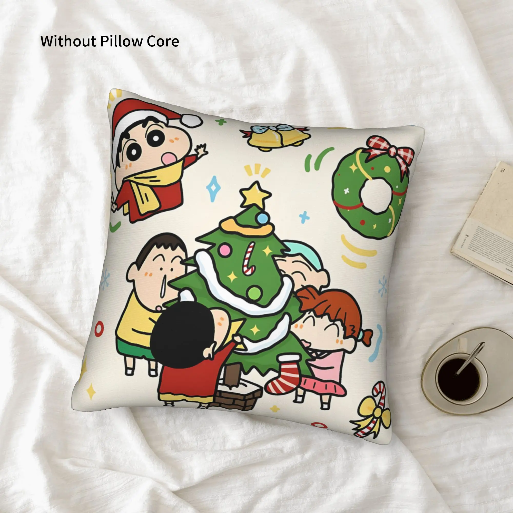 1PC Crayon S Shin chan Pillow Case Home Decor Items Double-Sided Printing  Sofa Cushion Bedroom Bedside Pillow