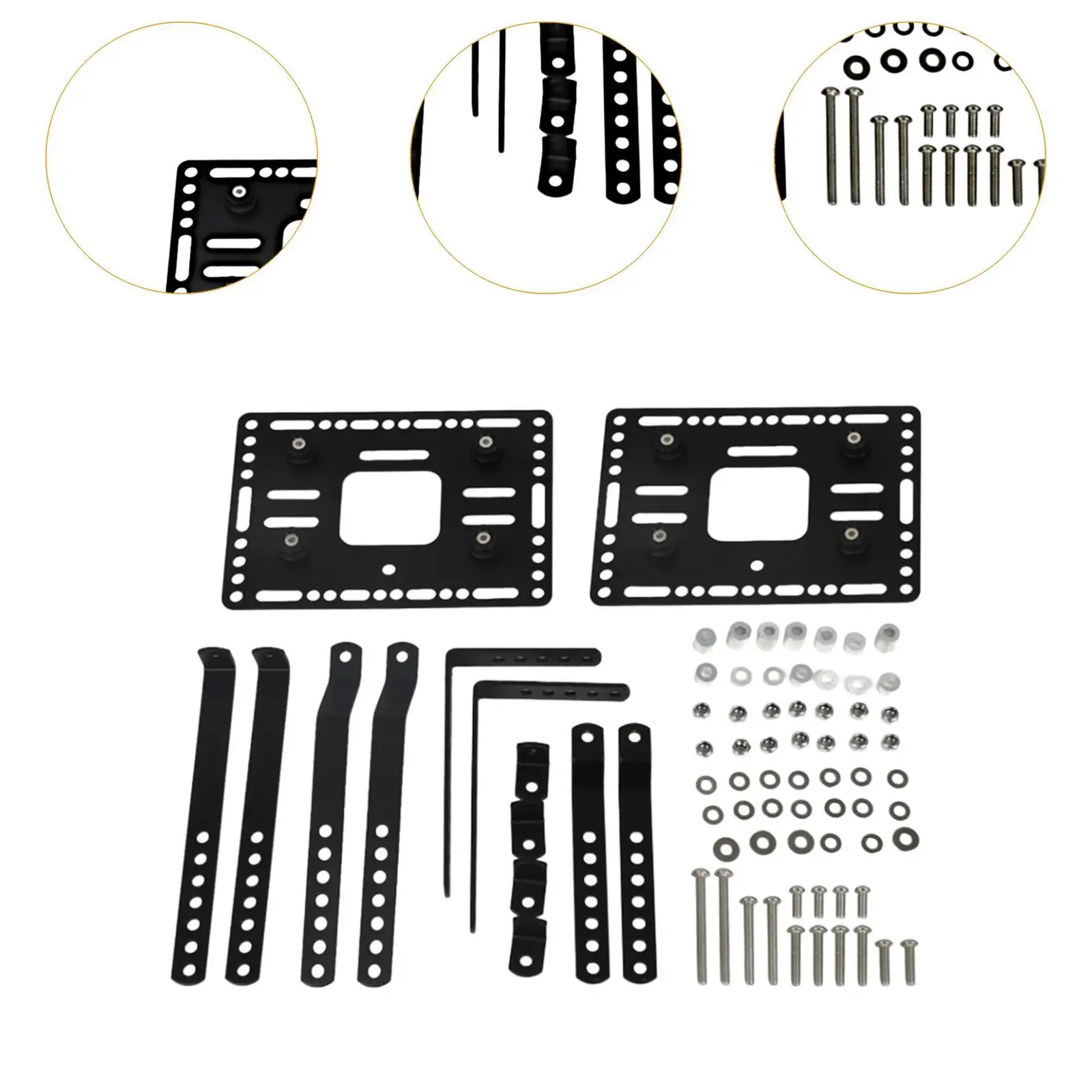 الصلب السرج صندوق الجذع سبائك الألومنيوم دراجة نارية الجانب صندوق دعم الرف