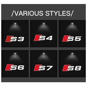 適用於Audi A3 A4 B8 8P 8V A6 C7 A5 Q5 B7 B6 B9 SLINE QUTTRO RS Q3 Q7 S3 S4 S5 S6 S8 的車門迎賓燈 LED 高畫質投影燈 10 最佳銷售 2016年奧迪Q3 - №4