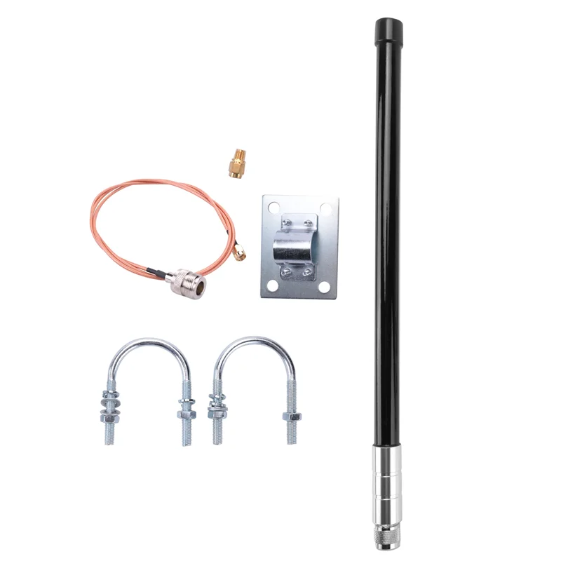 HFES 5Dbi Outdoor For Lora Gateway 868Mhz Antenna Omni Directional Fiberglass Antenna Wifi N Tyle Male Glass Mount Antennas