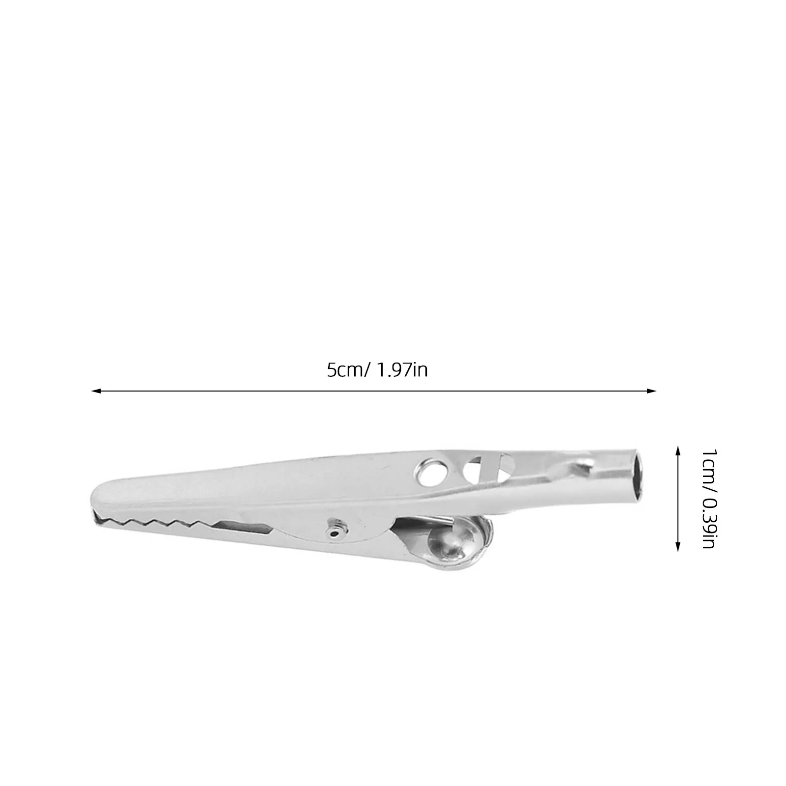 24Pcs 51Mm Metal Crocodile Clamps Stainless Steel Alligator Clips for Electrical Testing Laboratory DIY Use 51Mm Alligator Clip