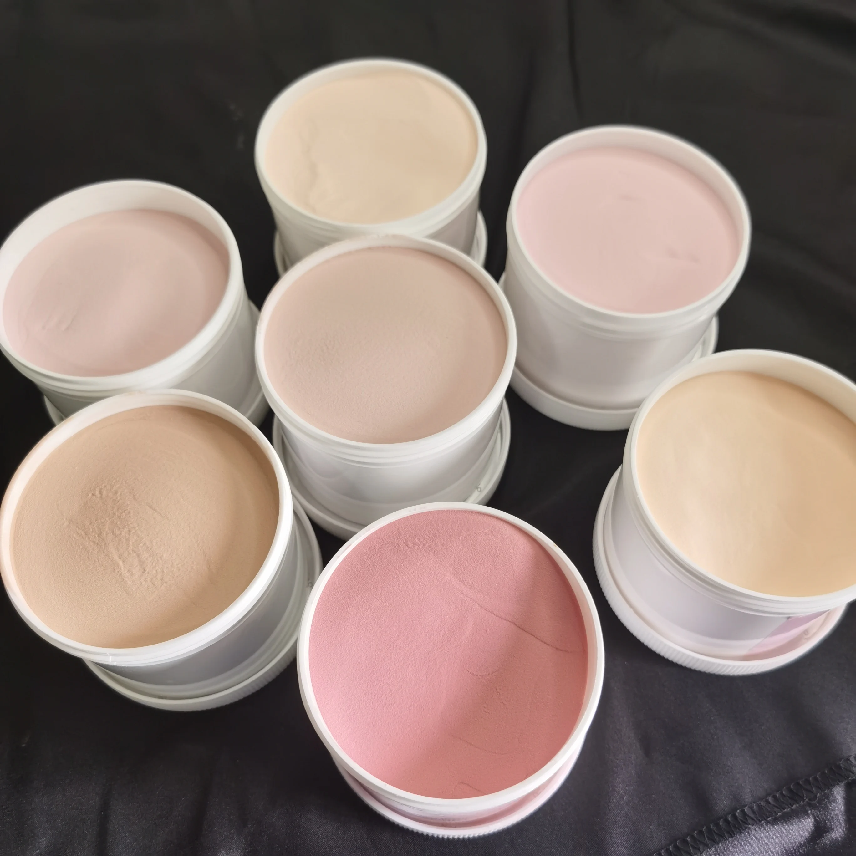 Poudre Acrylique Nude pour Extensions d'Ongles, Grande Bouteille, Pigment Rose Clair, Implémenté, Trempage 3D, 250g, EMA