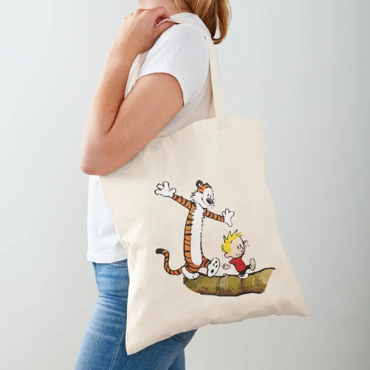 

Calvin Hobbes Tote Bag shopper bag women canvas Women's shopper bags woman 2025 custom tote bag