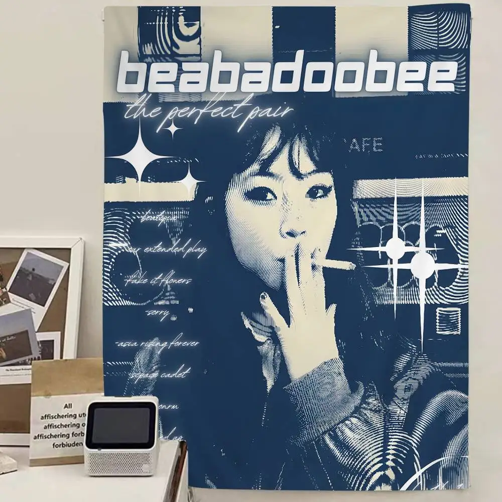 Sänger Beabadoobee DIY Wandteppich Hängen Tarot Hippie Wandteppiche Wohnheim INS Home Decor