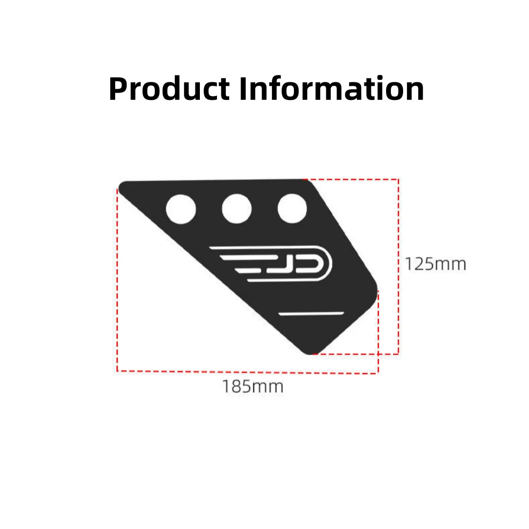 For honda CL300 battery cover decorative piece, left and right side aluminum alloy seat cover accessories