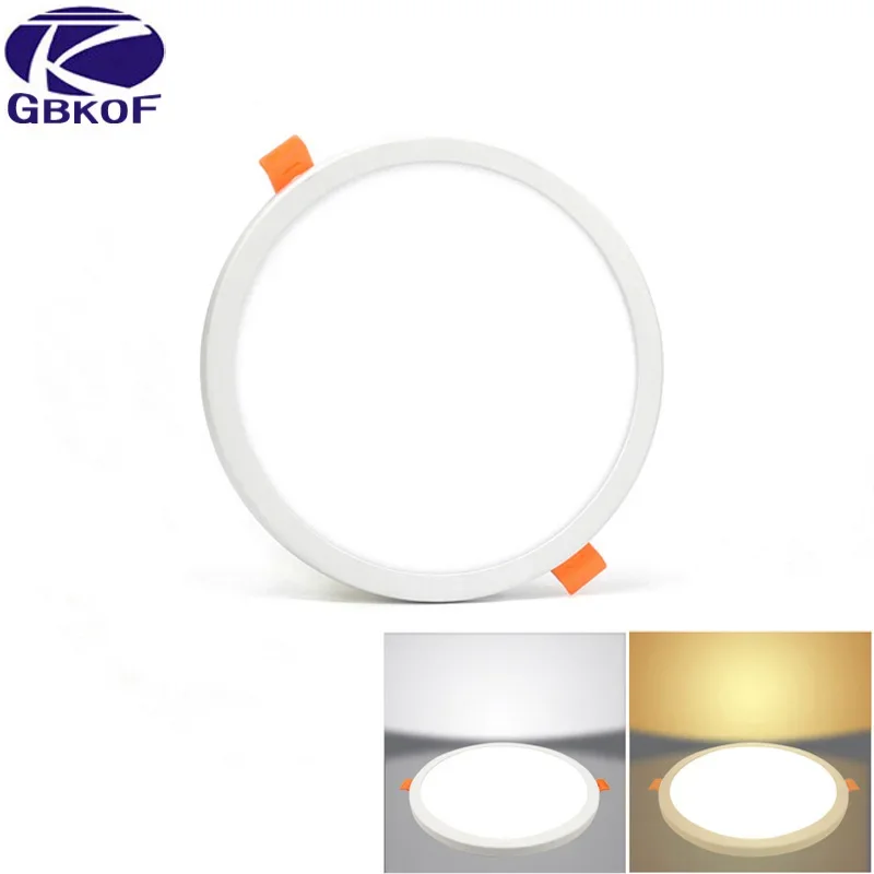 Led Ceiling Lights Round Ultra Thin LED Downlight AC220V 6W 8W 15W 20W LED Ceiling Recessed Light For Indoor Bathroom Illuminate