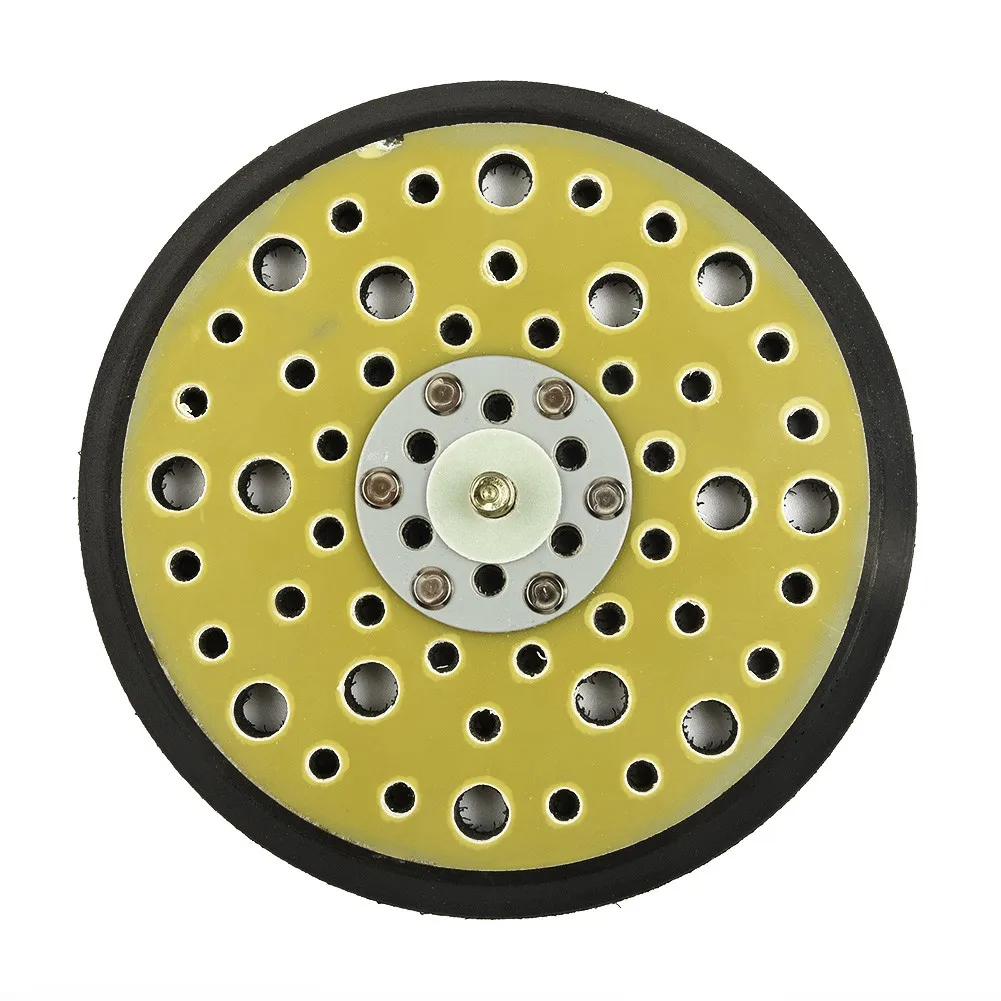 

Новая полезная шлифовальная подушечка для шлифования, 150 мм, средняя шлифовальная машина, полировщик, произвольная орбитальная шлифовальная подушечка, резьба 5/16, 54 отверстия, 1 шт.