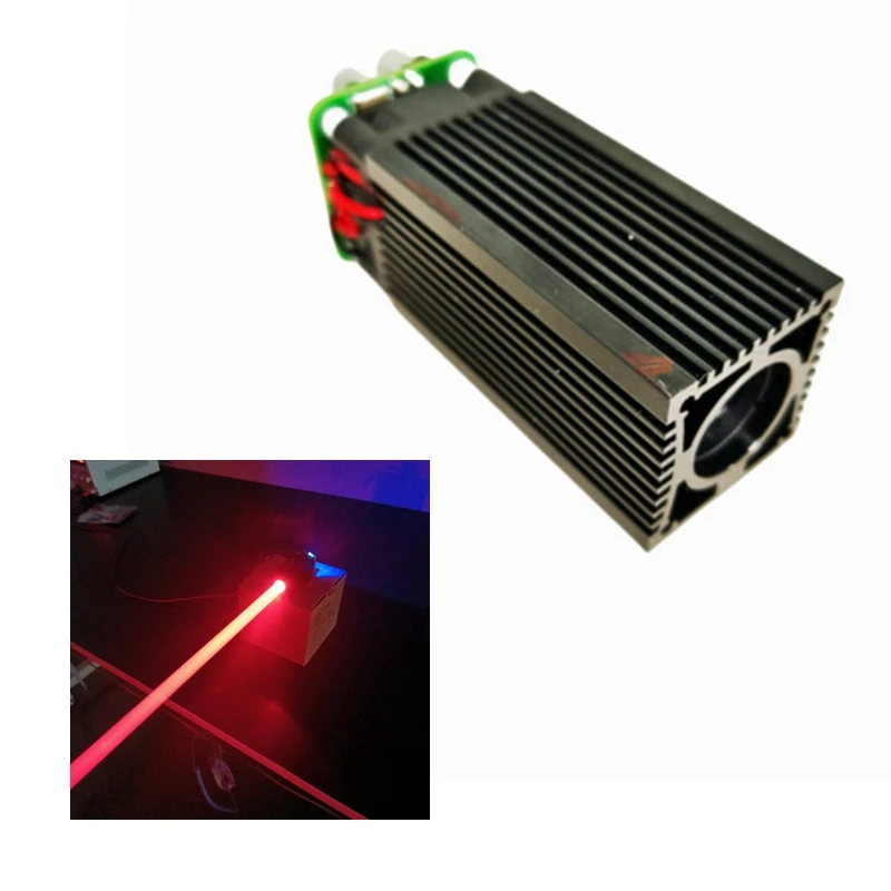 638nm arancione rosso 700mw/1200mw modulo Laser a fascio grasso luce di avvertimento Laser grossolana