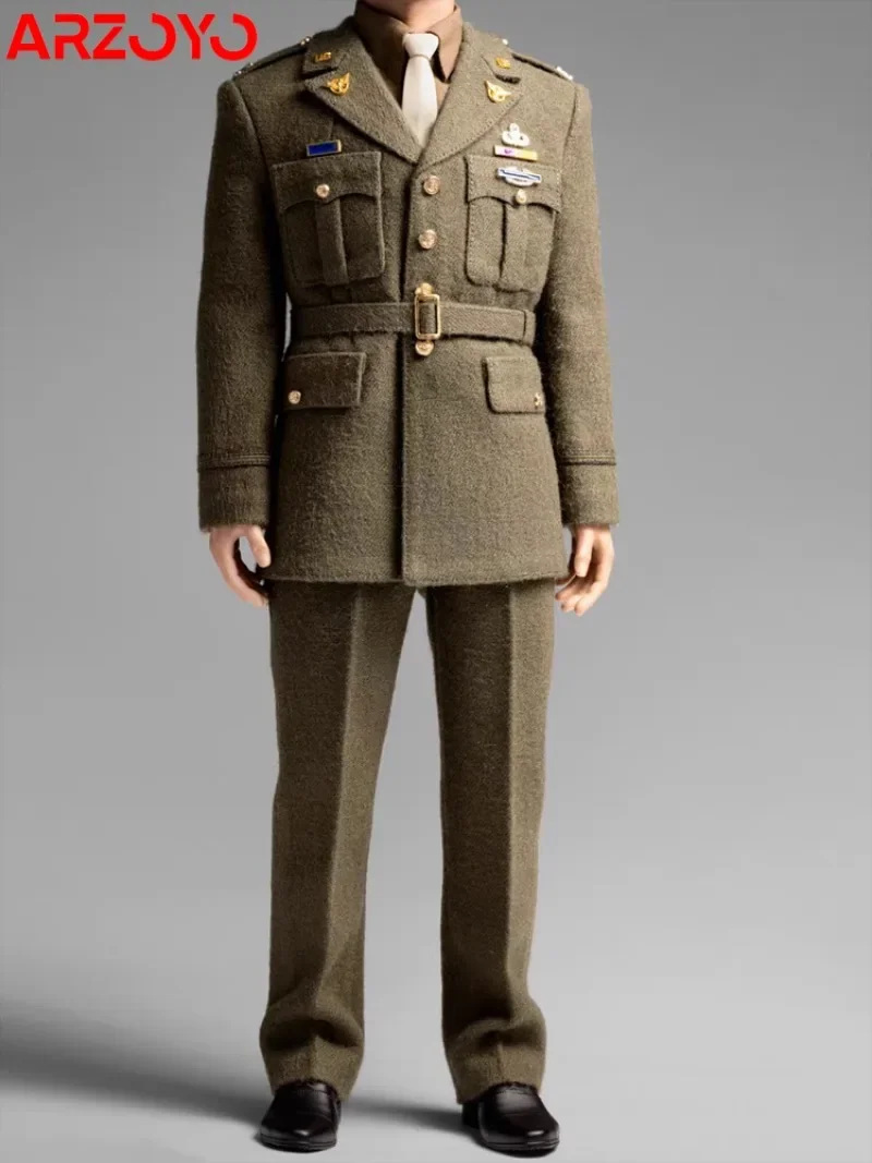 IN STOCK POPTOYS X40 1/6 Captain Uniform Suit Clothes Model Fit 12'' AL100046 Male Soldier Action Figure Body Dolls