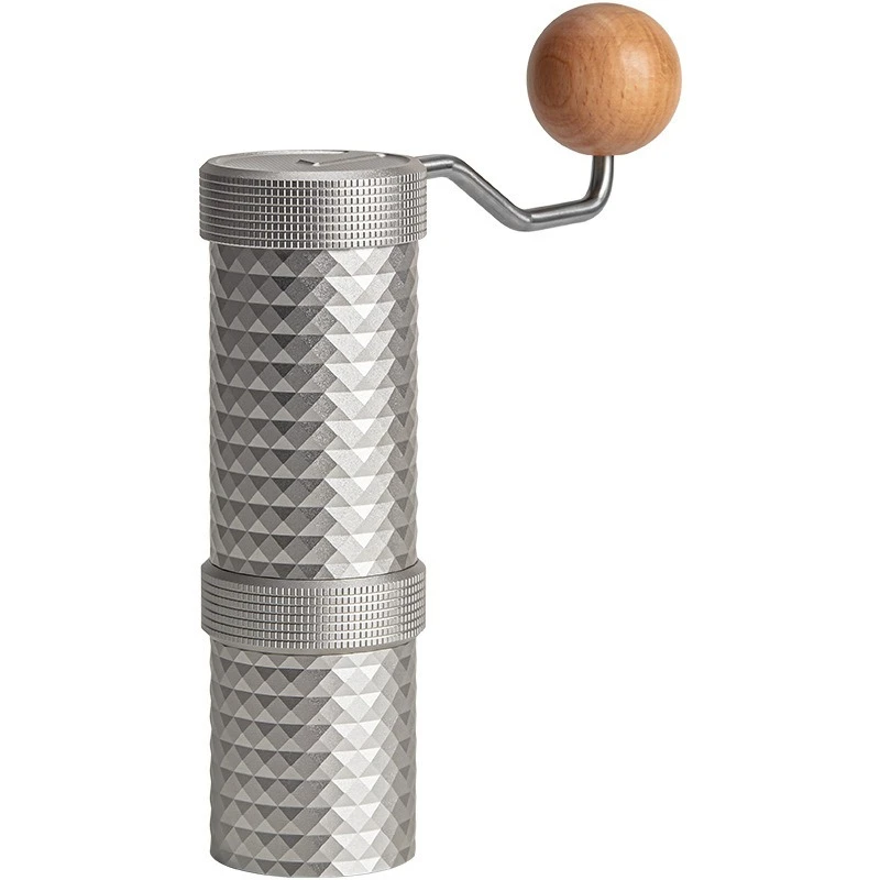 New Hand-operated Bean Grinder Diamond Grinder Portable Outdoor Coffee Machine Steel Core Hand-grinding Coffee Bean Grinder