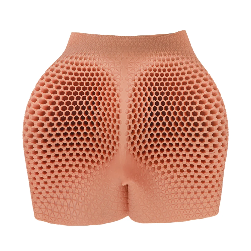 Fake Bum Realistic Silicone Buttocks Pads Thickness 3.5cm Shapewear and 2cm Hips Padded for Women Big Ass