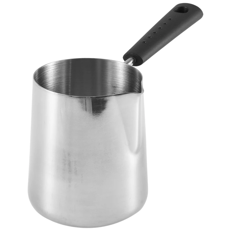 Milk Butter Warmer Pot, Turkish Coffee Pot, Stainless Steel Stovetop Melting Pot With Spout For Tea,Heating CNIM Hot