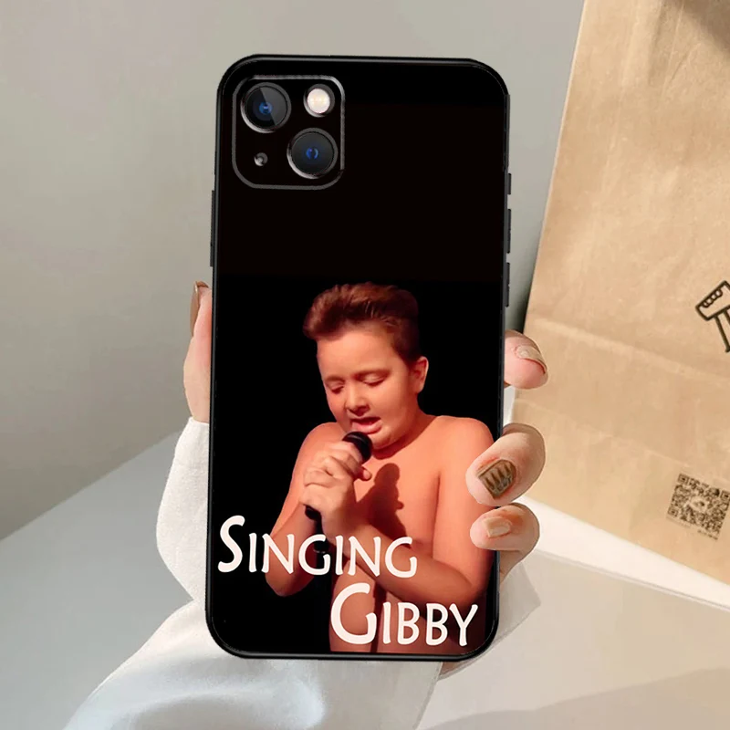 Funny Gibby  Singing From Icarly Case For iPhone 16 15 14 13 12 11 Pro Max XS XR X Plus 12 13 Mini Bumper Back Cover