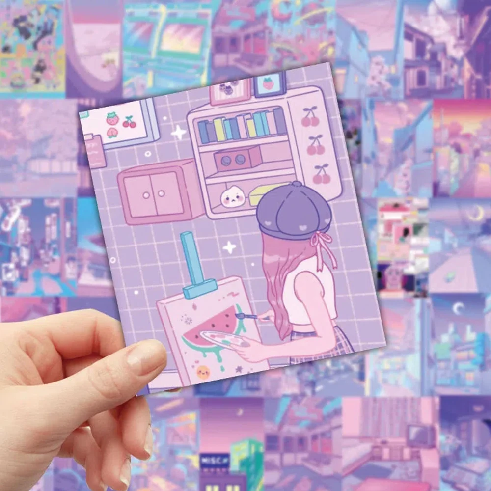 

10/30/50pcs Stickers Waterproof Graffiti DIY Notebook Laptop Phone Cute Decoration Decals
