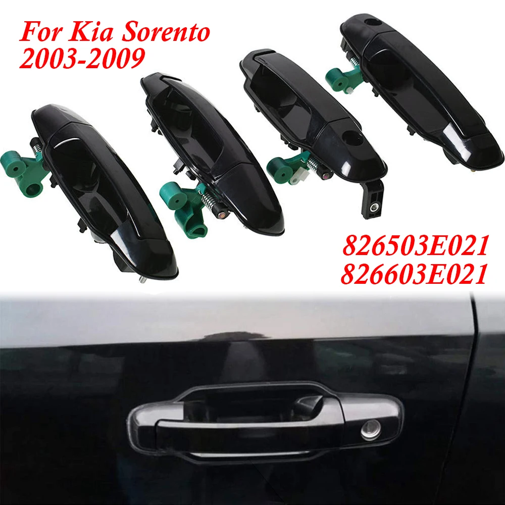 

826503E021 826603E021 836503E021 836603E021 наружная дверная ручка ABS LHD черная для Kia Sorento 2003-2009, передняя, задняя, левая, правая