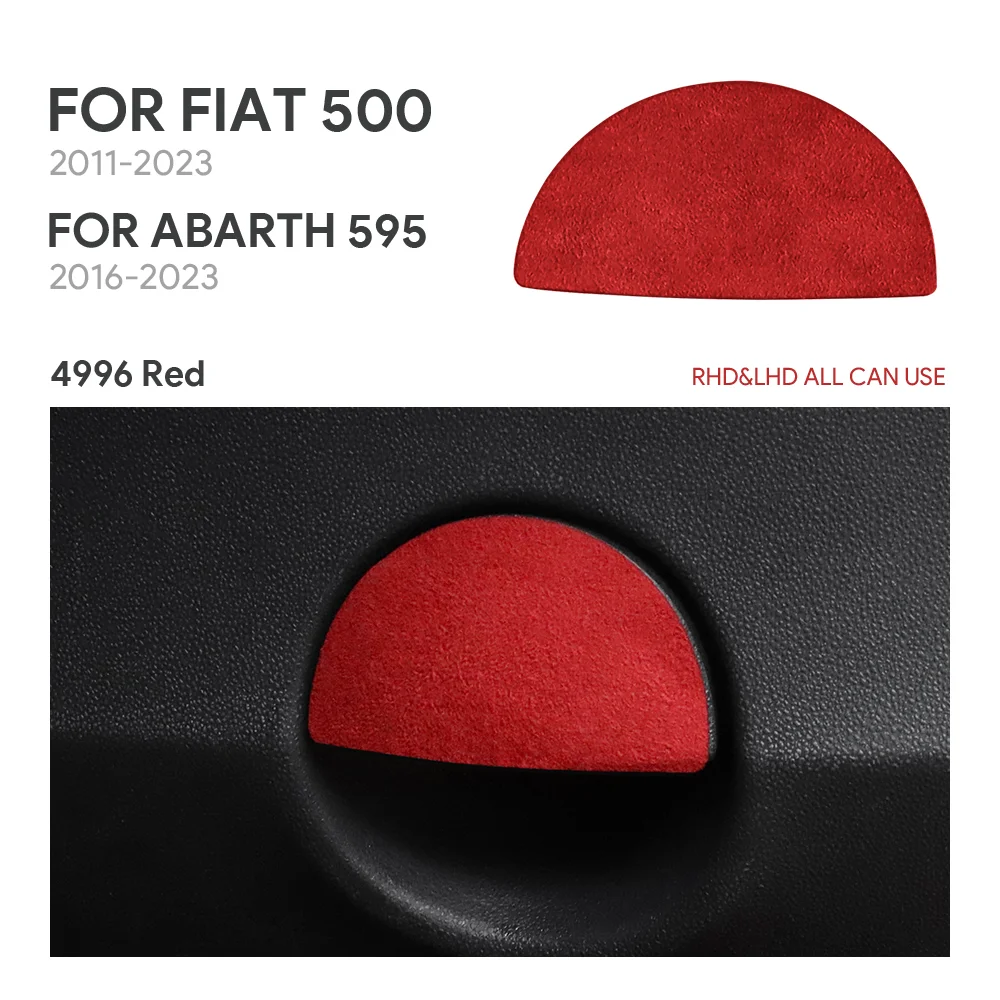 

Italian Top Suede Toolbox Sticker For Fiat 500 2011 2012 2013 2014 2015 For Abarth 595 2016 2017 2018 2019 2020 2021 2022 2023