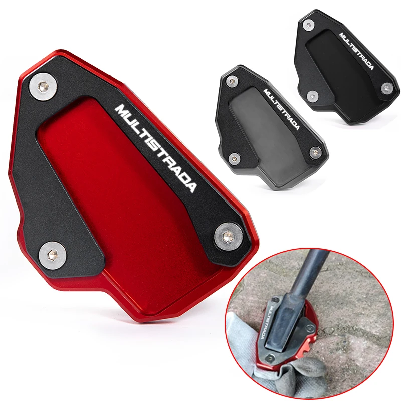 

For Ducati Multistrada 950 1100 1260 1200 1200S 1200GT V4 Multistrada Accessories Motorcycle stand side stand extension pad