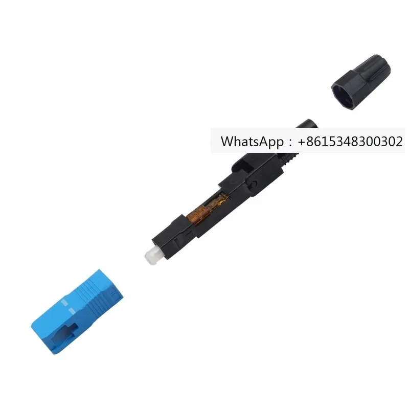 FTTH telecom grade pre embedded SC fiber fast connector FC fiber cold junction head, wire pair connector, cold junction sub