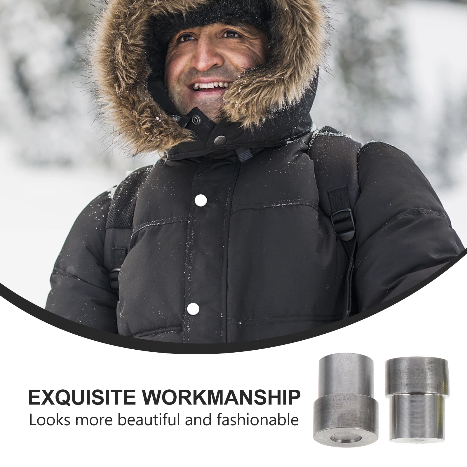 

1Set Hand Press Machine Solid Steel Punch Die 14mm Fastener Stud hand mold Installation Fixing Tool Installation Die Tool