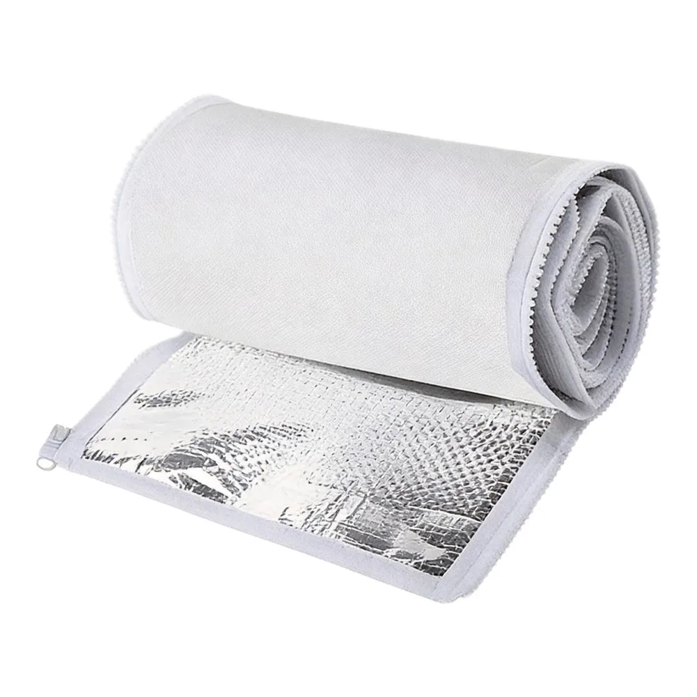 600D Oxford Cloth Pipe Insulation Sleeve With Foil Fastening Straps Insulation Protector Sleeve For Outdoor Vent Wall Duct Tube
