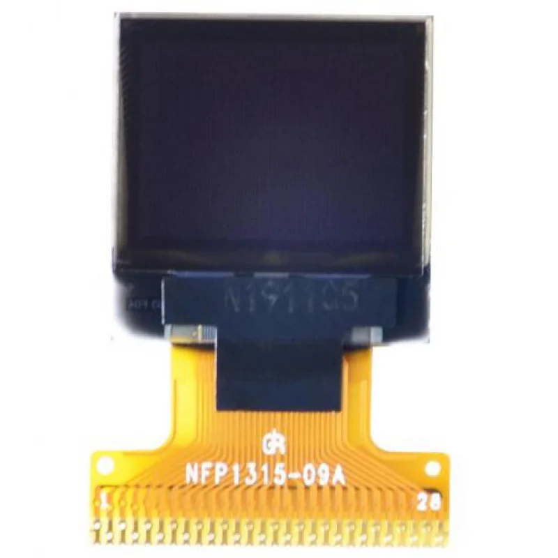 IPS 0,66 pulgadas 28PIN SPI pantalla OLED Blanca SSD1315 SSD1306ไดรฟ์ IC 64*48 iic/ 8Bit interfaz paralela