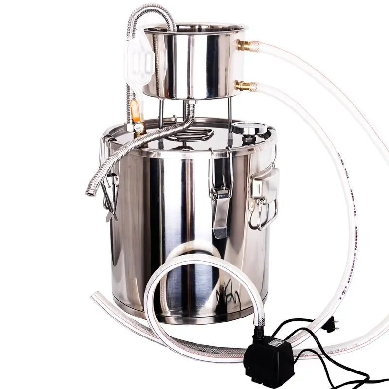 304 Stainless Steel Home Brewing Equipment Machine Pure Dew Distilled Water teamed Wine One Small Roast