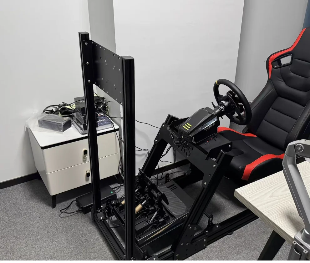 Custom 4080 Aluminum Profiles Steering Wheel Seat Stand Sim Racing Cockpit G29 Sim Rig Chassis Virtual Reality Driving Simulator