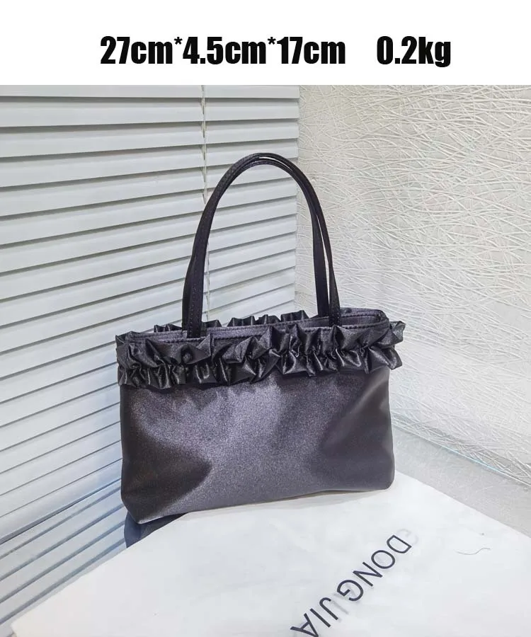 Elegante Luxus-Handtasche aus Seidensatin für Damen, Abendtasche für Hochzeit und Party, Clutch und Schultertasche – Detail 4