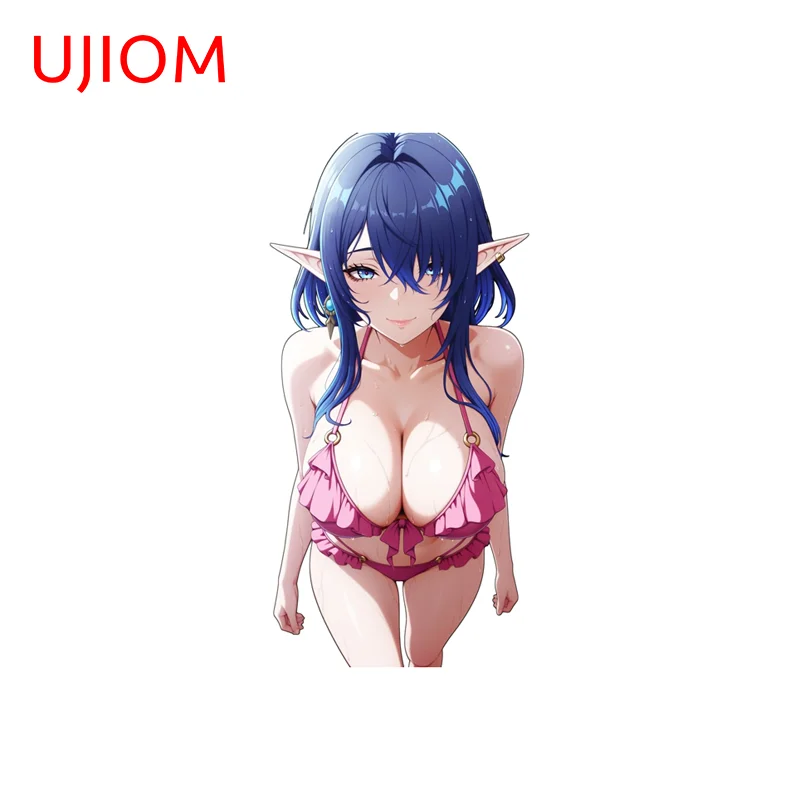 UJIOM No Bra Naked Lauma Genshin Impact Wall Sticker Seductive Adhesive Living Rooms Decal High Quality Henati Wallpaper
