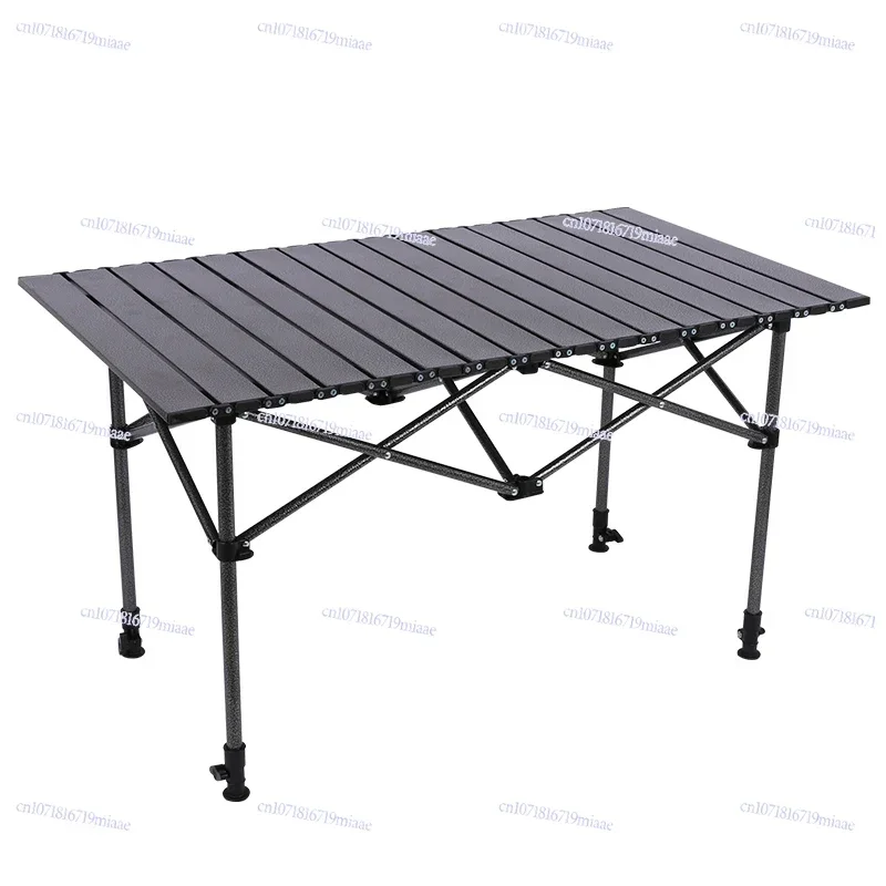 Outdoor folding table portable, egg roll table picnic stall table