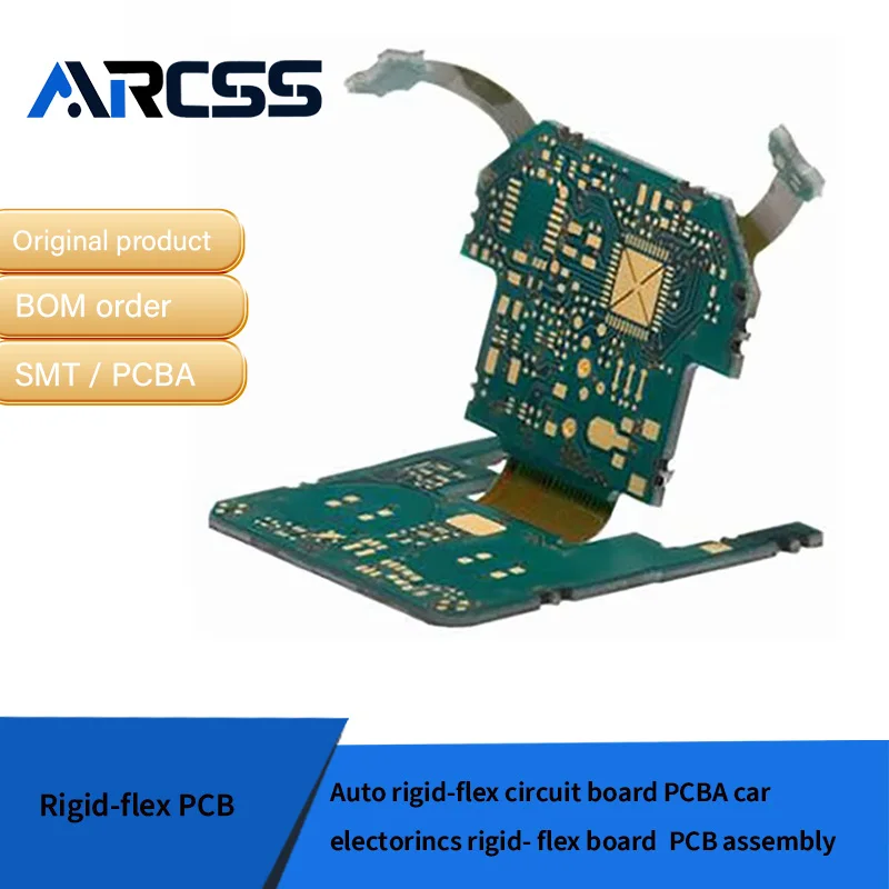 Placa de circuito rígido-flexível automática PCBA elettori de carro montagem PCB de placa rígida-flex