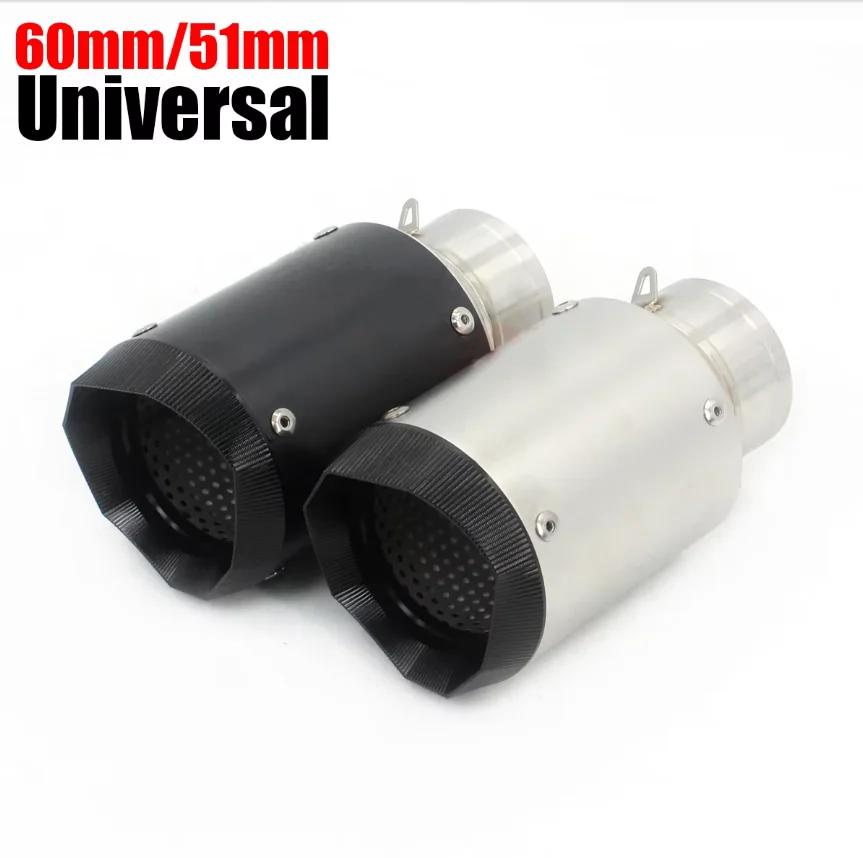 

60mm 51m Universal Motorcycle Exhaust Pipe Suitable for Ar S1000 R1 S1000Rr Mt09 Mt10 Cbr600 Z900 Gsxr1300