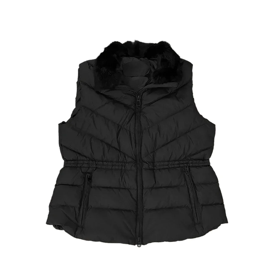Autumn and Winter New Women's Down Vest Commuting Fox Fur Vest
