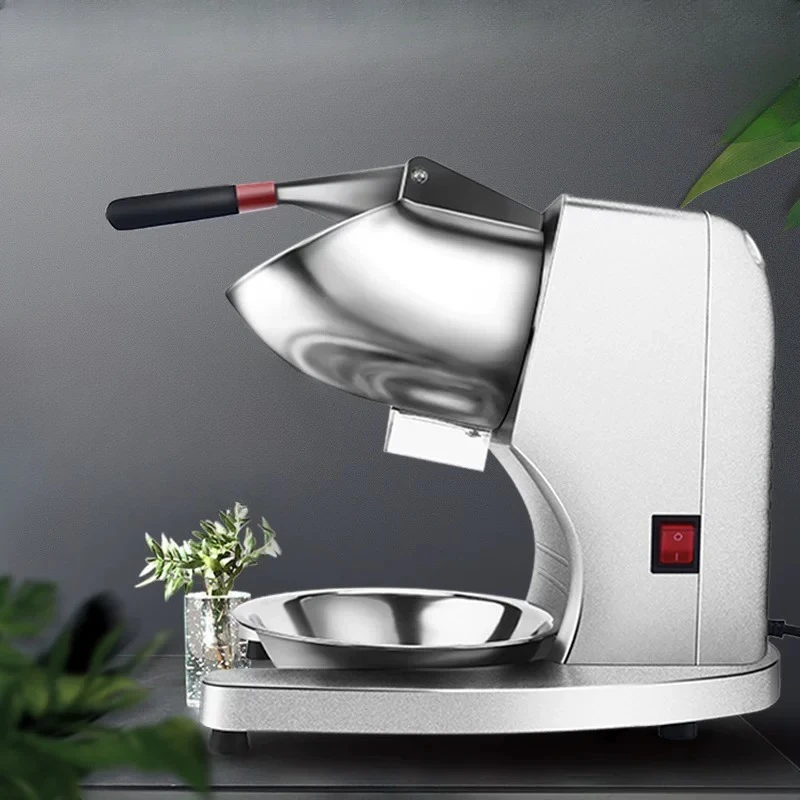 Ice crusher commercial stall ice shaver double knife electric ice machine