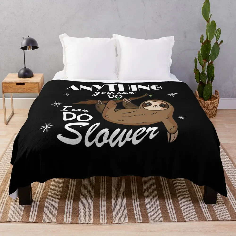 

Funny Sloth Lover Gift Throw Blanket for sofa christmas decoration Decoratives Blankets