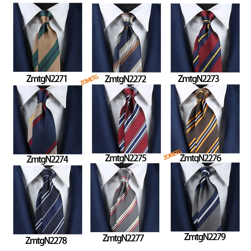 High Quality Neckties Fashion Necktie Tie Ties for Men Jannyday Striped Ties campling Necktie Wedding Ties