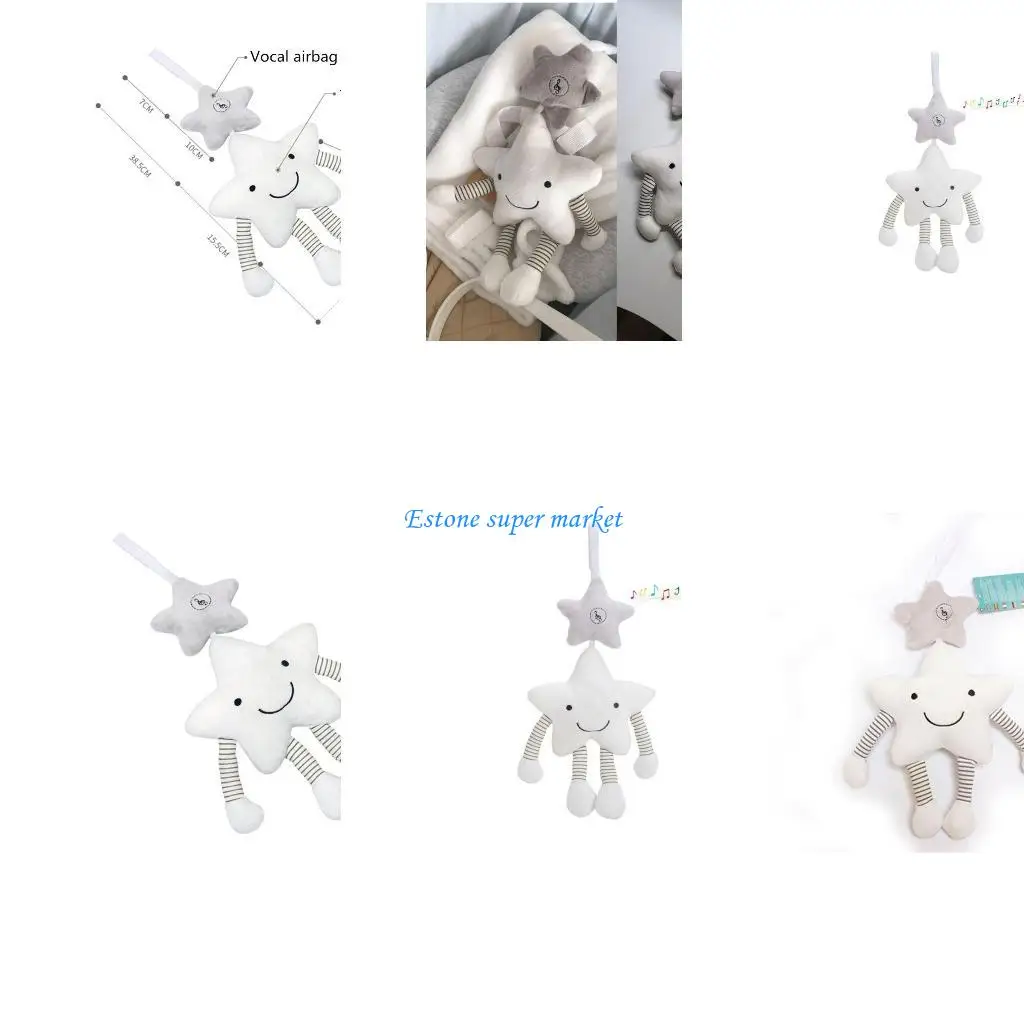 

090B Hand Crib Rattle Car for Seat Accessories Early Education Toy for Baby 1Mon